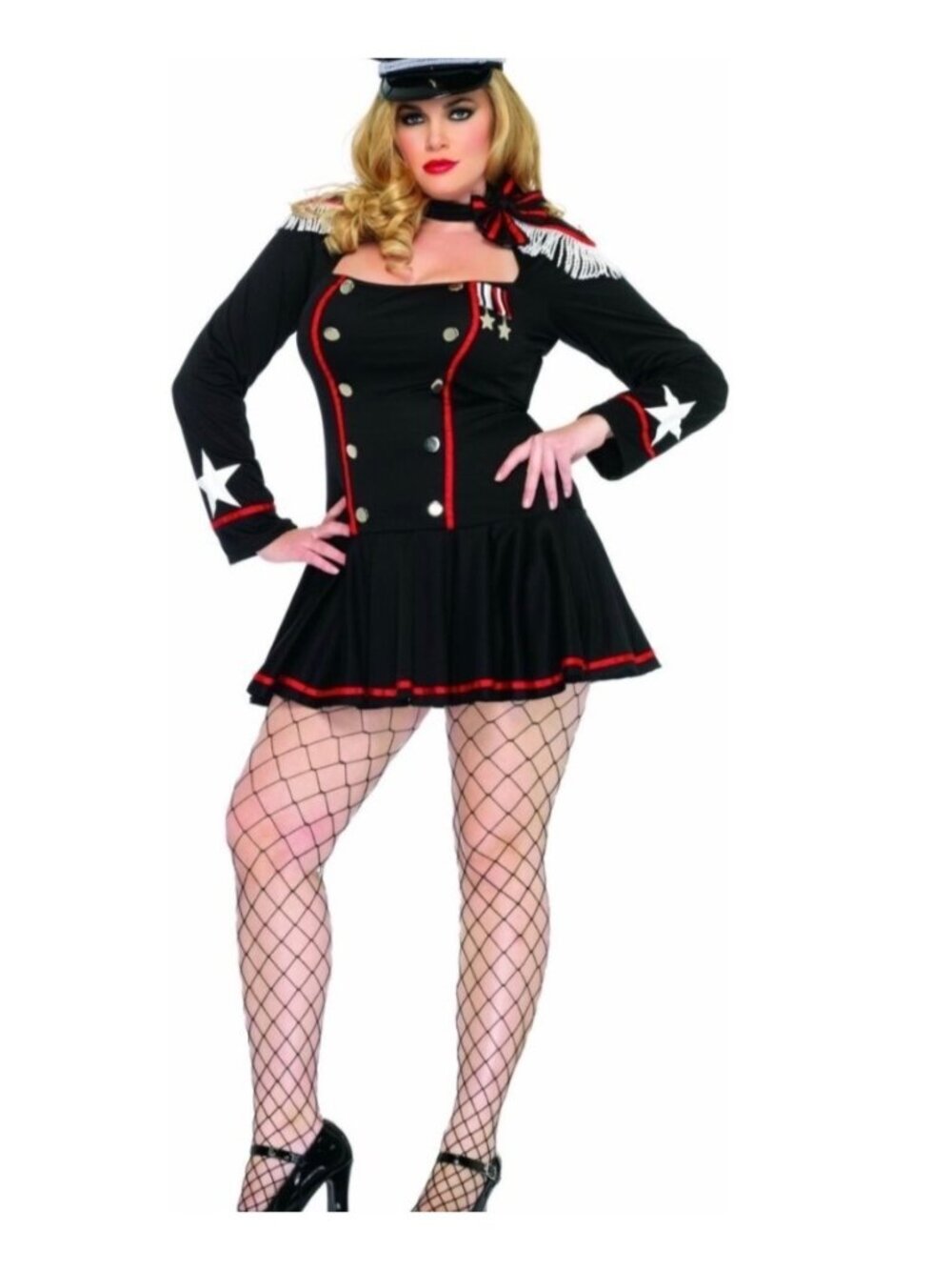 Sailor Major Mayhem Cosplay Costume Women Plus Size 1X-2X